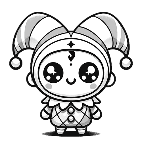 道化のイラスト